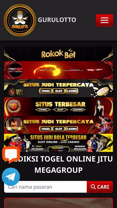 Screenshot of situsgurulotto.delivery