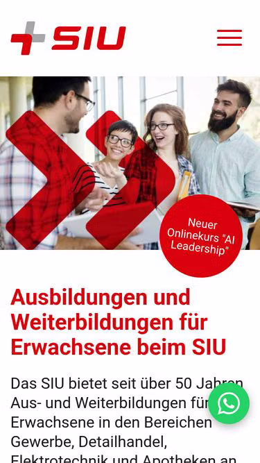Screenshot of siu.ch