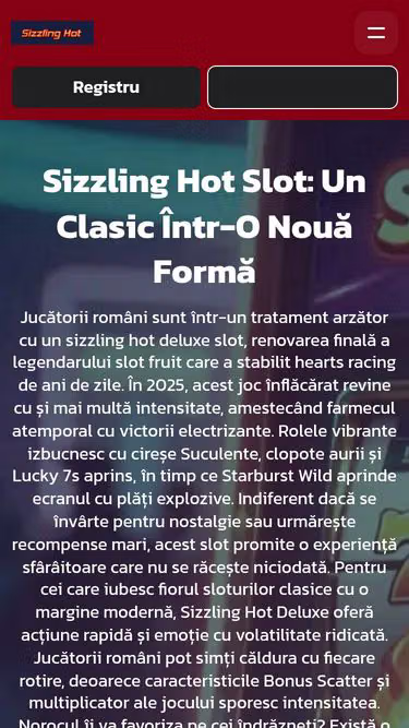Screenshot of sizzling-hot.ro