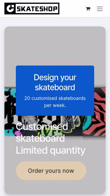 Screenshot of skateshop.cy
