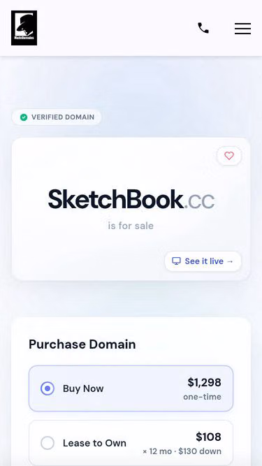 Screenshot of sketchbook.cc