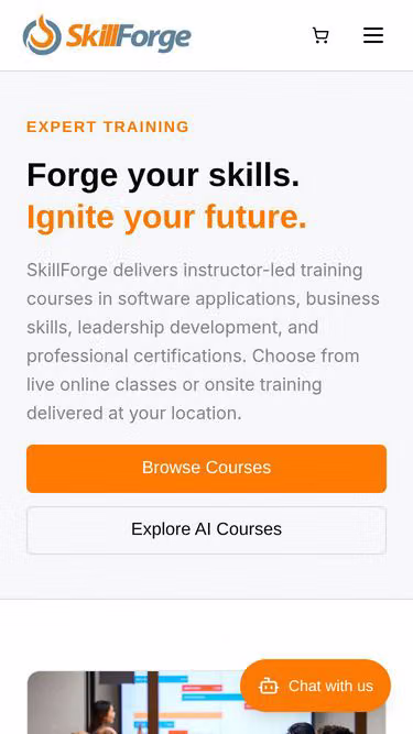 Screenshot of skillforge.com