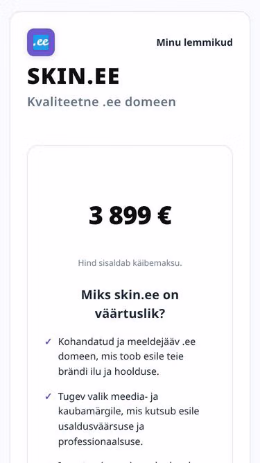 Screenshot of skin.ee