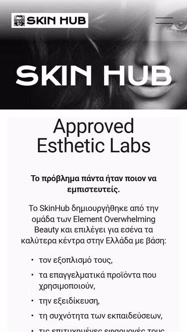 Screenshot of skinhub.gr