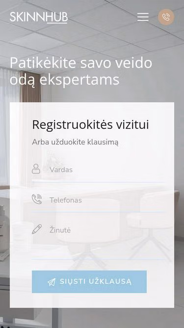 Screenshot of skinhub.lt