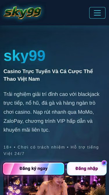 Screenshot of sky99.bet