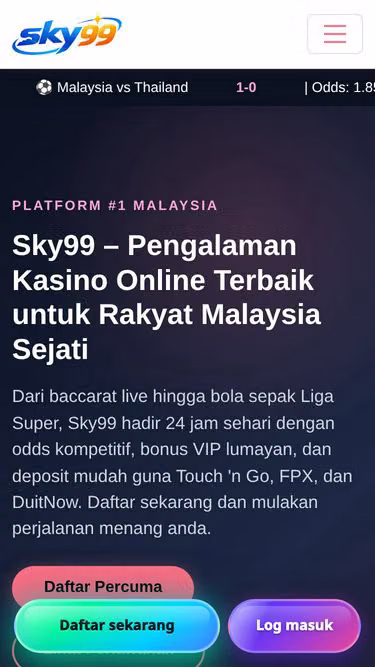 Screenshot of sky99.top