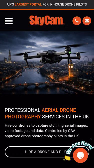 Screenshot of skycam.co.uk