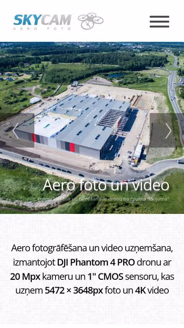 Screenshot of skycam.lv