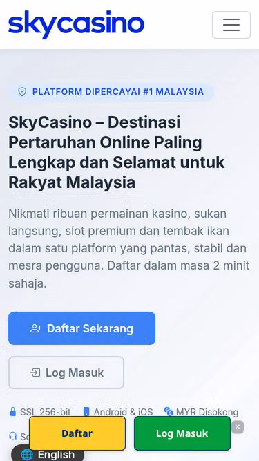 Screenshot of skycasino.bar