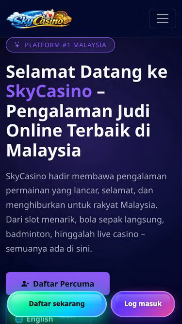 Screenshot of skycasino.world