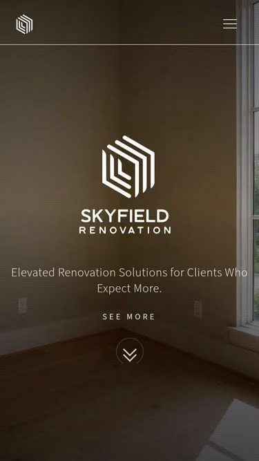 Screenshot of skyfield.homes
