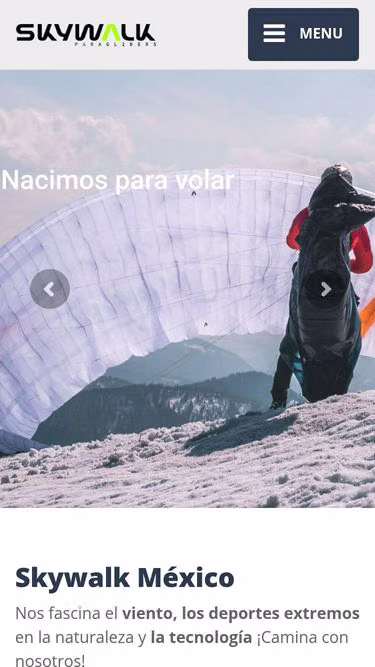 Screenshot of skywalk.mx