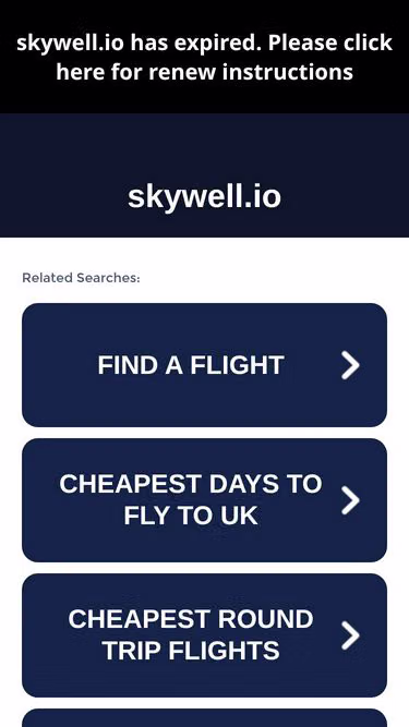 Screenshot of skywell.io