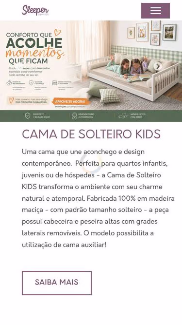 Screenshot of sleeper.com.br