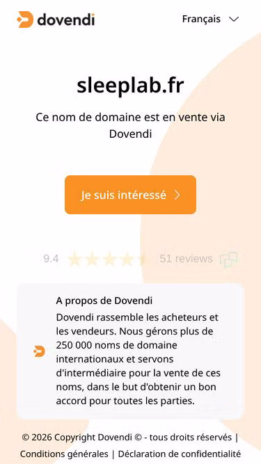 Screenshot of sleeplab.fr