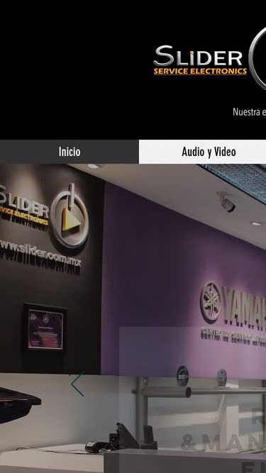 Screenshot of slider.com.mx