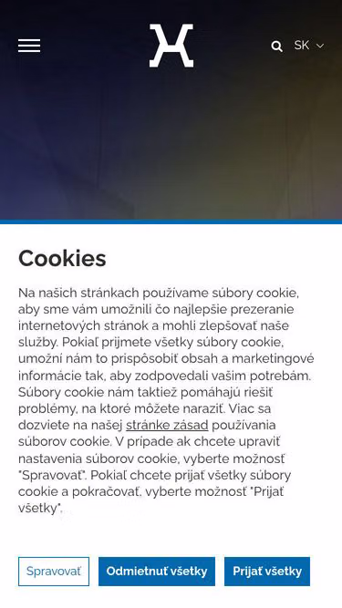 Screenshot of slm.sk