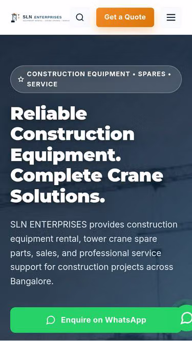 Screenshot of sln.enterprises