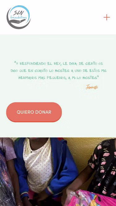 Screenshot of sln.foundation