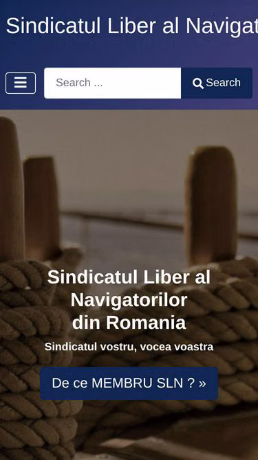 Screenshot of sln.org.ro