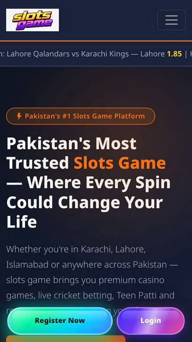 Screenshot of slotsgame.io
