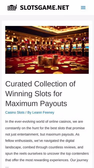 Screenshot of slotsgame.net