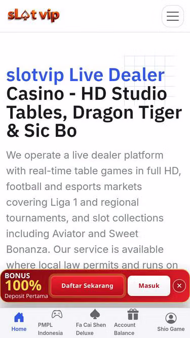 Screenshot of slotvip.win