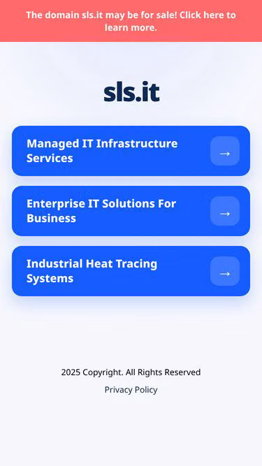 Screenshot of sls.it