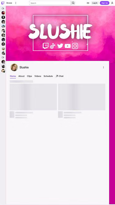 Screenshot of slushie.tv