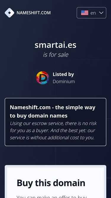Screenshot of smartai.es