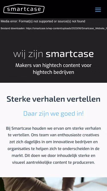 Screenshot of smartcase.nl