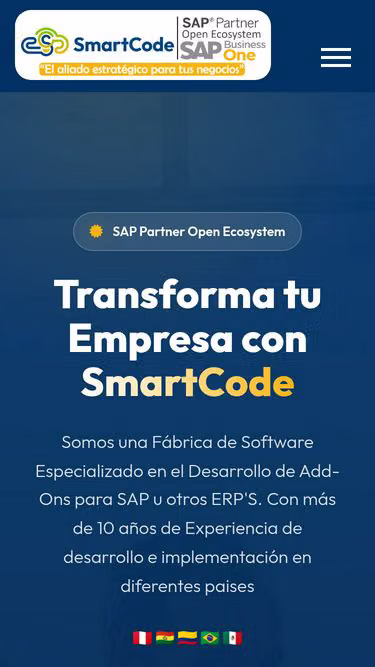 Screenshot of smartcode.pe