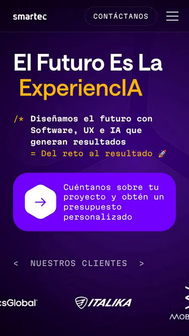 Screenshot of smartec.mx