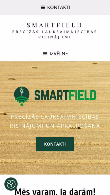 Screenshot of smartfield.lv