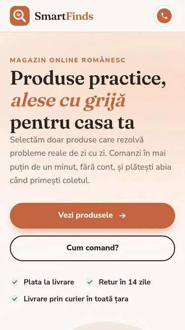 Screenshot of smartfinds.ro