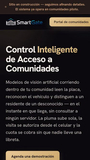 Screenshot of smartgate.mx
