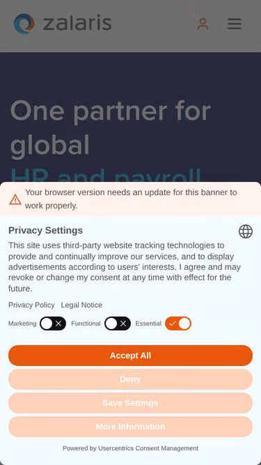 Screenshot of smarthr.no