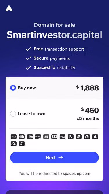 Screenshot of smartinvestor.capital