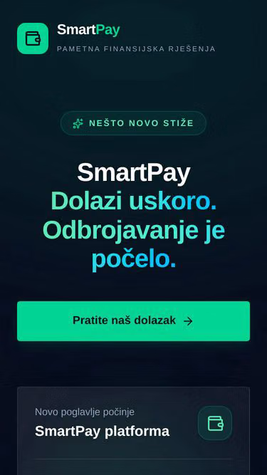 Screenshot of smartpay.ba