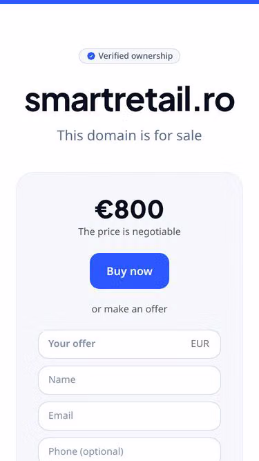 Screenshot of smartretail.ro
