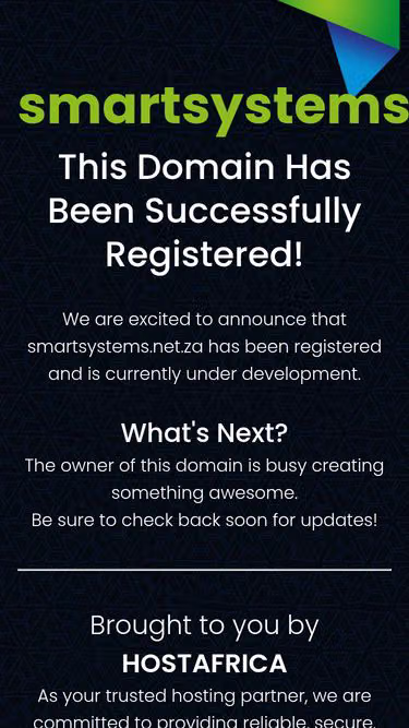Screenshot of smartsystems.net.za