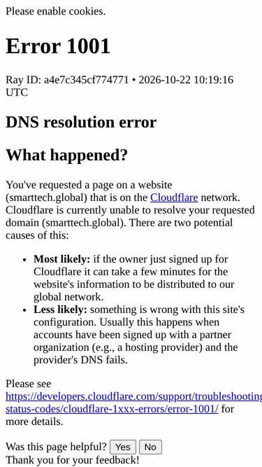 Screenshot of smarttech.global