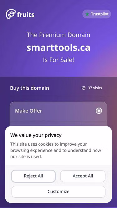 Screenshot of smarttools.ca