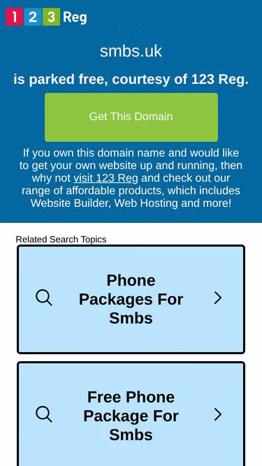 Screenshot of smbs.uk
