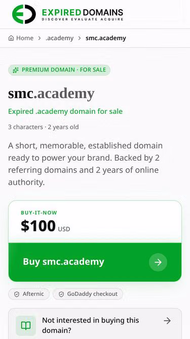 Screenshot of smc.academy
