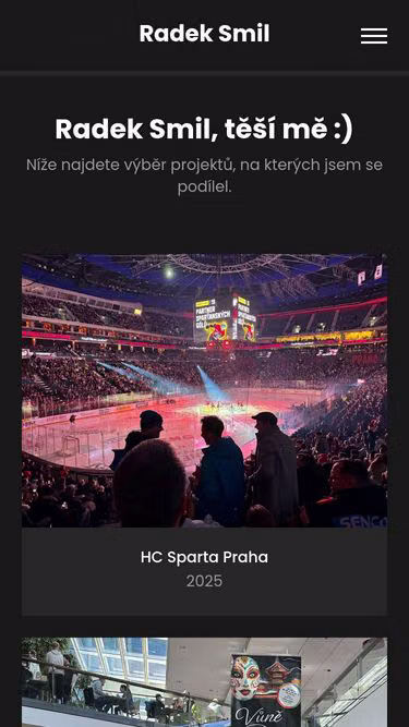 Screenshot of smil.cz