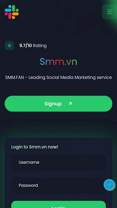 Screenshot of smm.vn