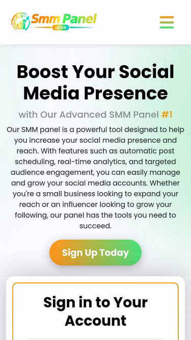 Screenshot of smmpanel.site