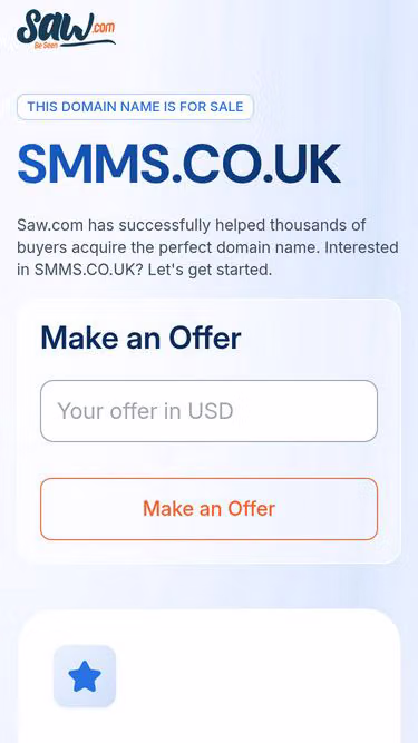 Screenshot of smms.co.uk